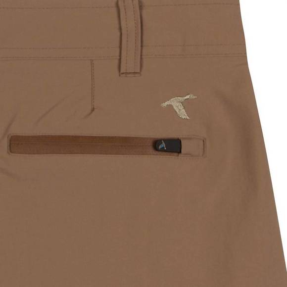 NEW GENTEAL men's dockside performance short in khaki - Picture 3 of 3